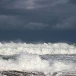 Rip Currents on a florida beach