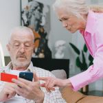 Image of elderly couple making a plan