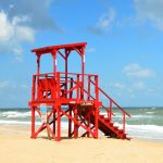 Image of a life guard station