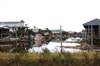 Hurrican damage in North Florida