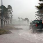 During a storm in Florida